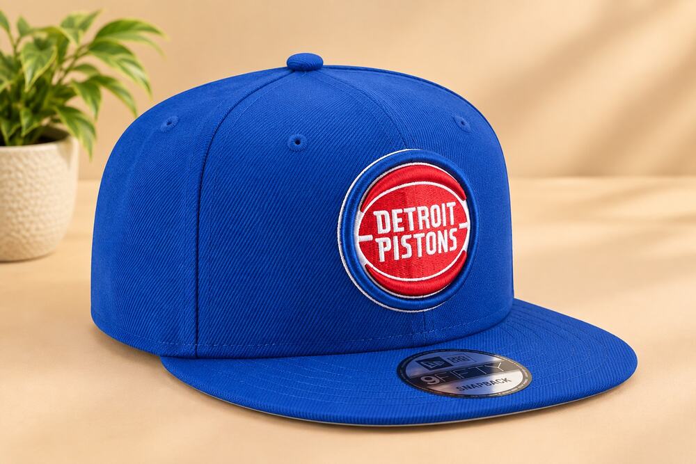 NWT New Era Detroit Pistons 9FIFTY Royal Blue Snapback Adjustable Hat